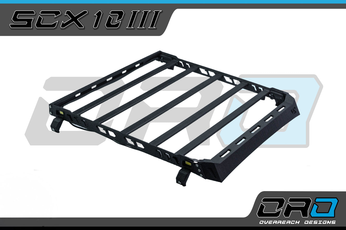 SCX10III LED Roof Storage Rack