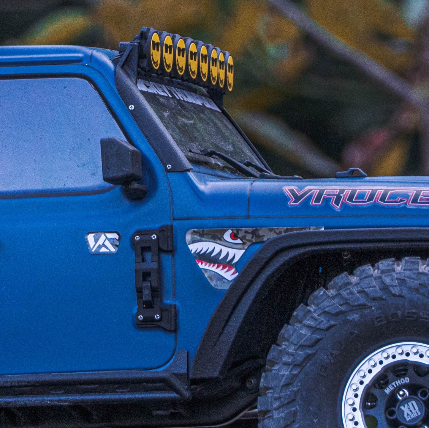 SCX10III  Side Leaf Fender Vent Sticker