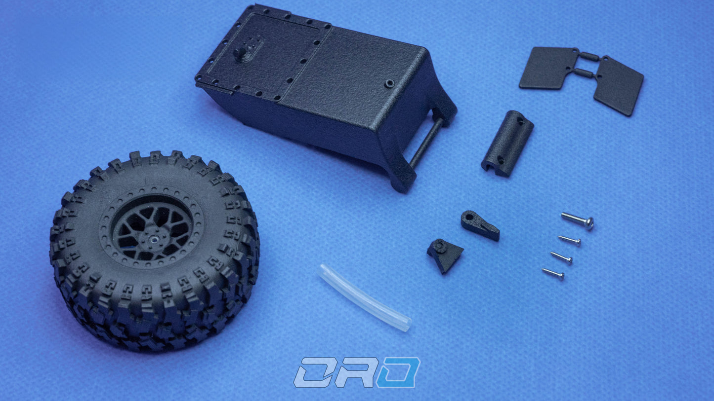 TRX4M RIPPER Folding Fuel Tank & Spare Tire (V2 VERSION)